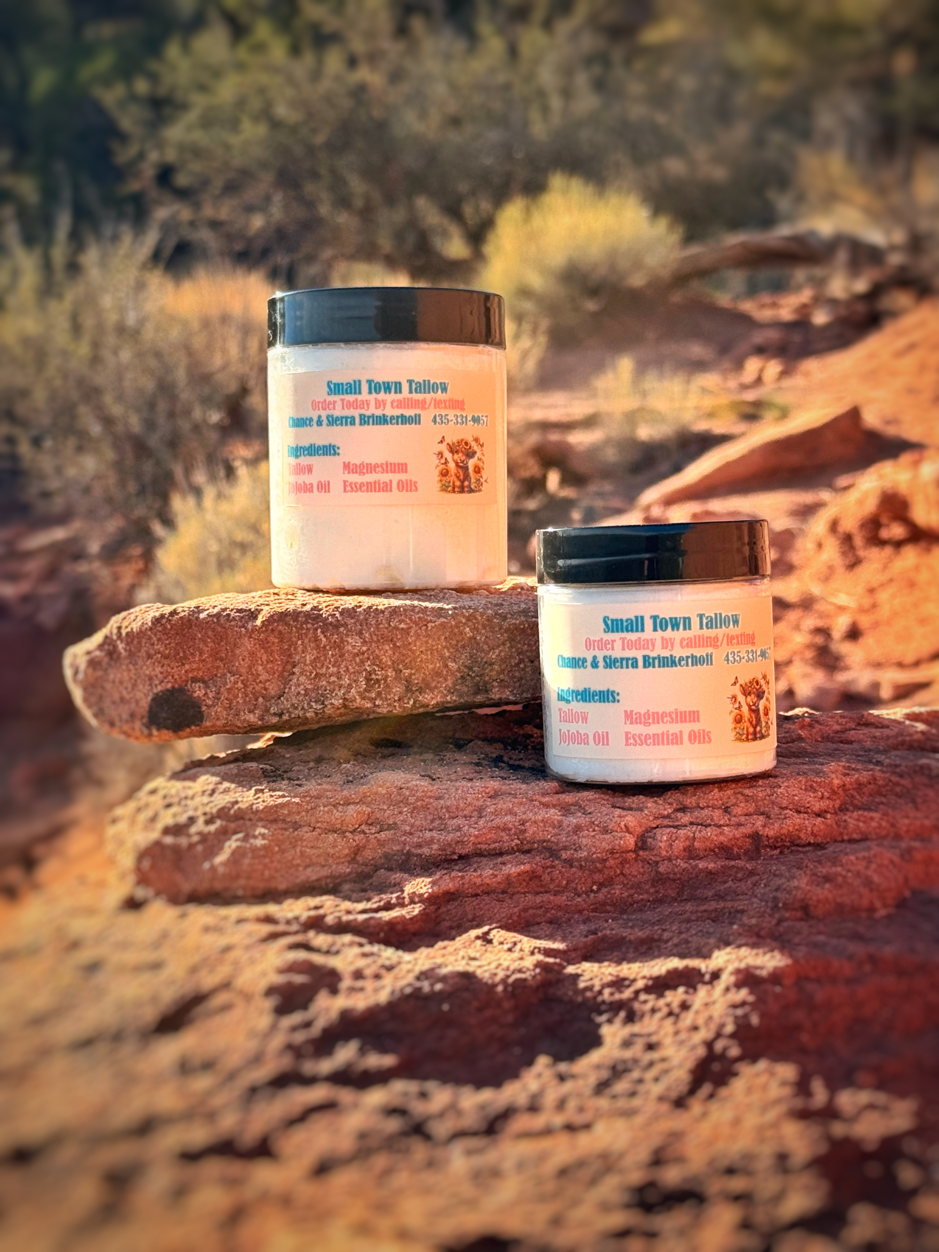 Frankincense Chamomile Whipped Tallow Body Cream